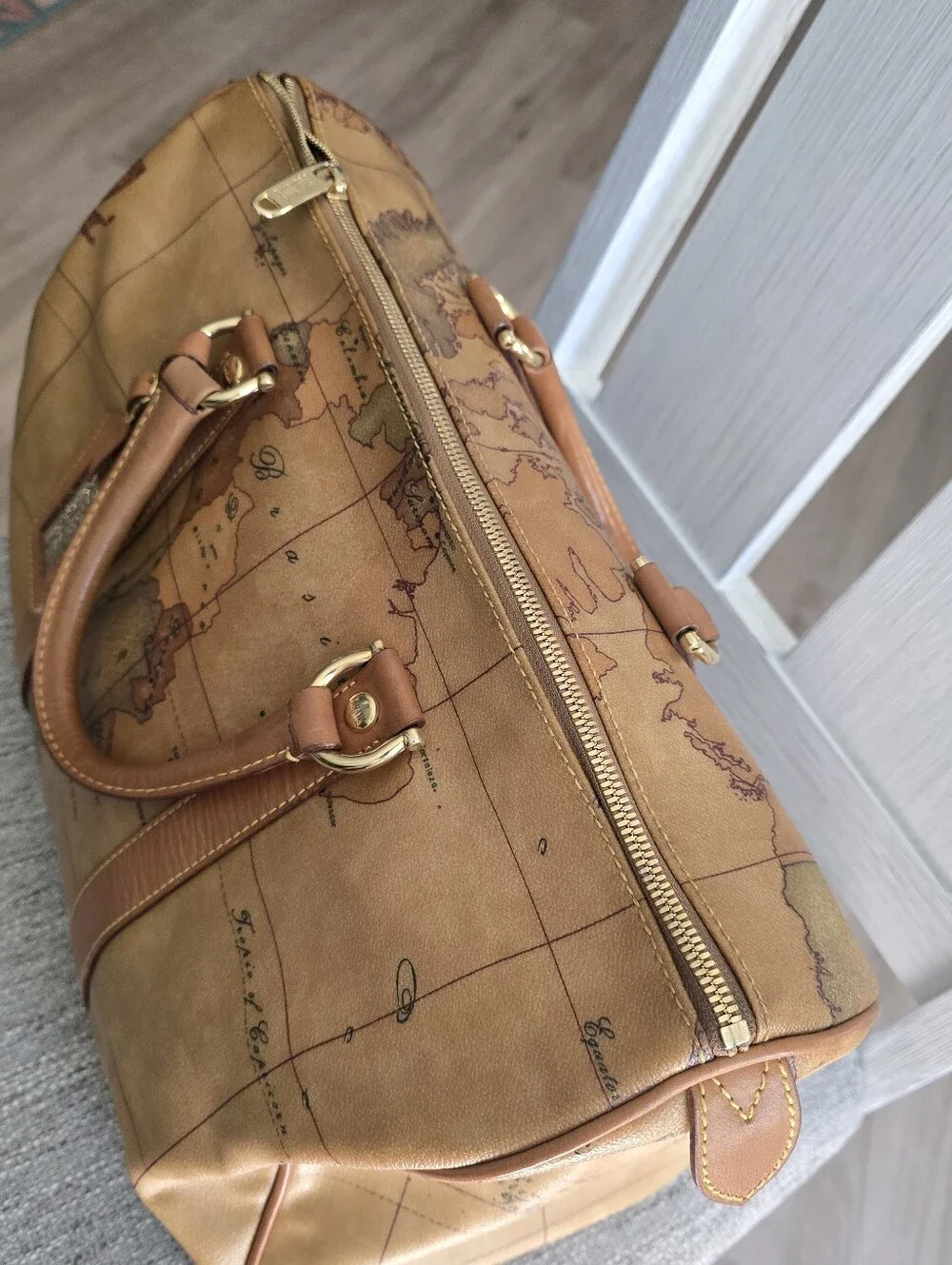 Authentic Alviero Martini Satchel Handbag